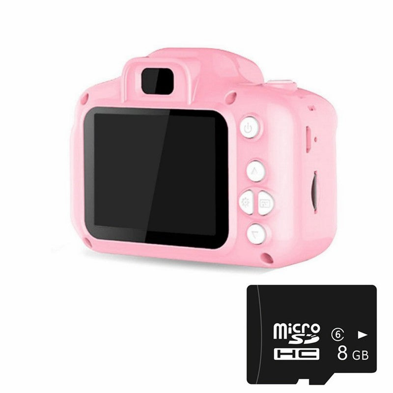 HOOR HD Digital Camera Pink With 8G Card