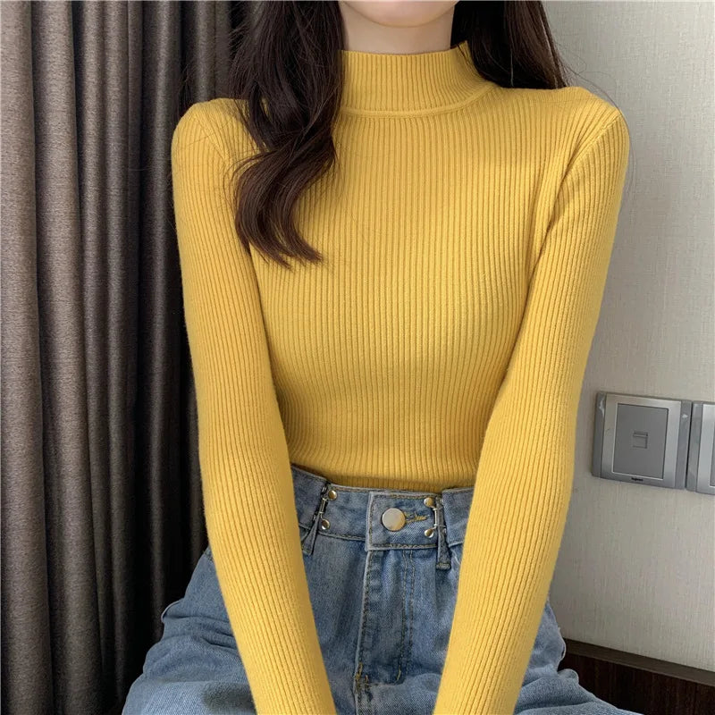 HOOR Pullover Warm Solid Color