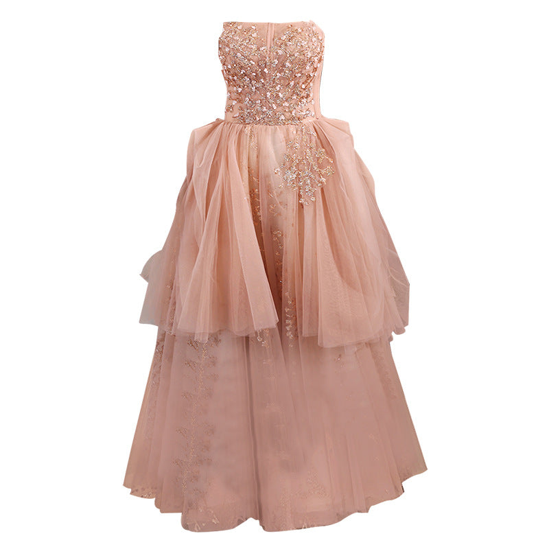 HOOR Beautiful Party Gown Pink