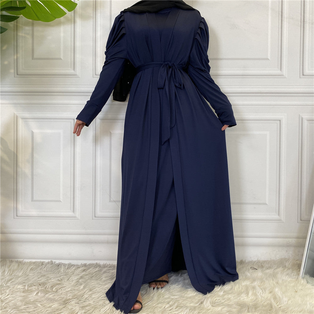 HOOR Muslim HIJJJAB Sapphire blue Cardigan