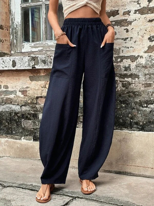 HOOR Harem With Pockets Navy blue