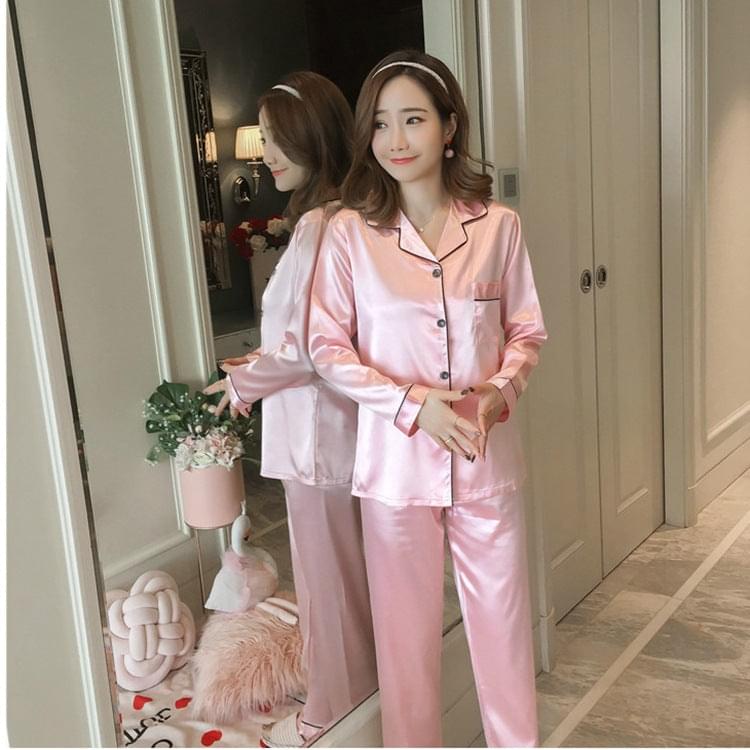 HOOR Silky Comfy Nightwear Pink