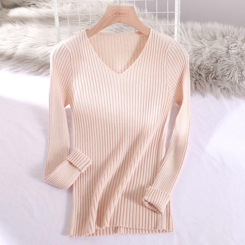 HOOR Sweater slim-fit Apricot One size