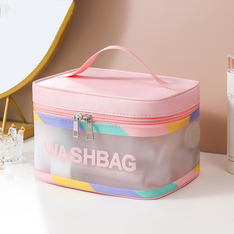 HOOR Travel Washable Bag Pink Colorful