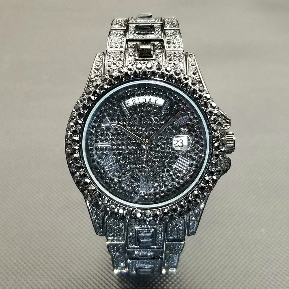 HOOR Luxury Diamonds Watch V320A Black