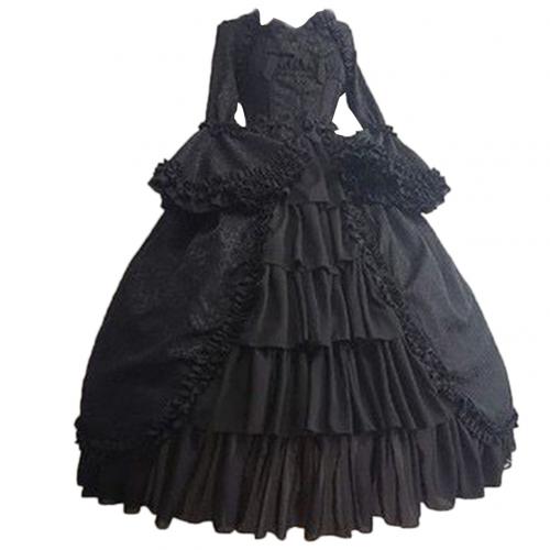 HOOR Retro Royal Ball Gown Black