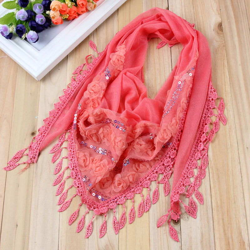 HOOR Beautiful Colours Scarf watermelon red