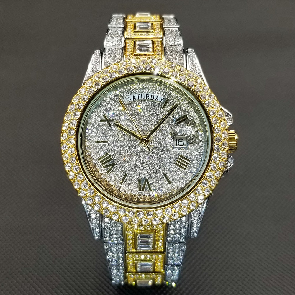 HOOR Luxury Diamonds Watch V320A Gold Silver