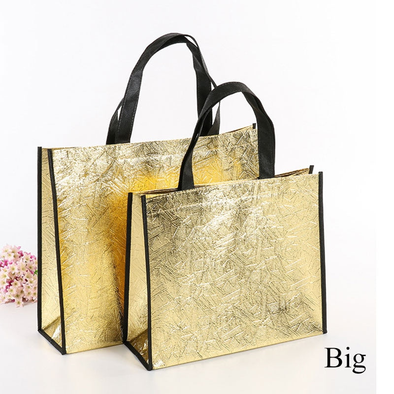 HOOR Shopping Eco Bag Big gold