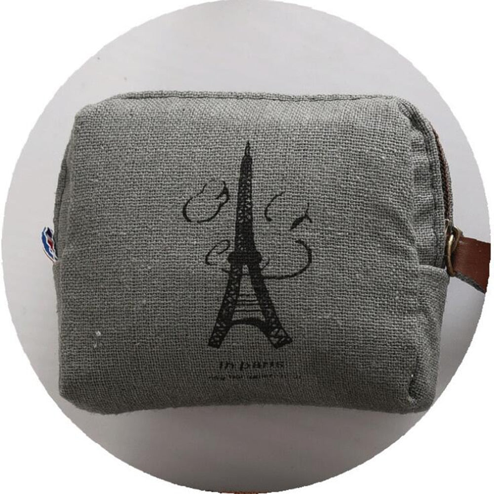 HOOR Canvas Coin Pouch Gray