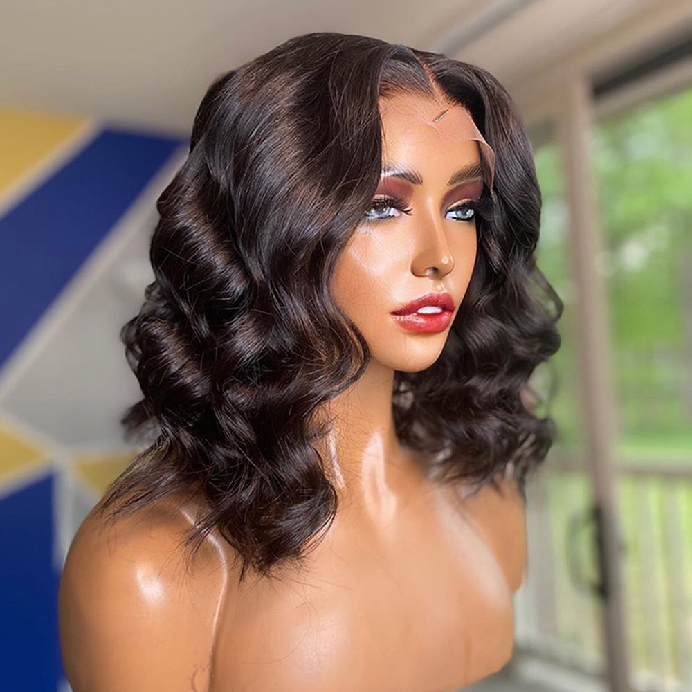 HOOR Natural Black Wigs