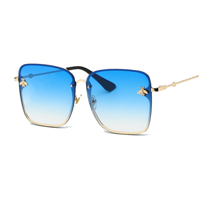 HOOR Luxury Sun Glasses Double Blue
