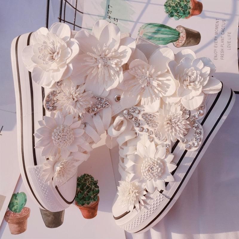 HOOR Butterfly Flower Shoes