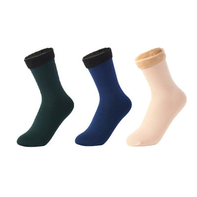 HOOR Soft Warm Socks Snow Multi Colour 7 35 - 40