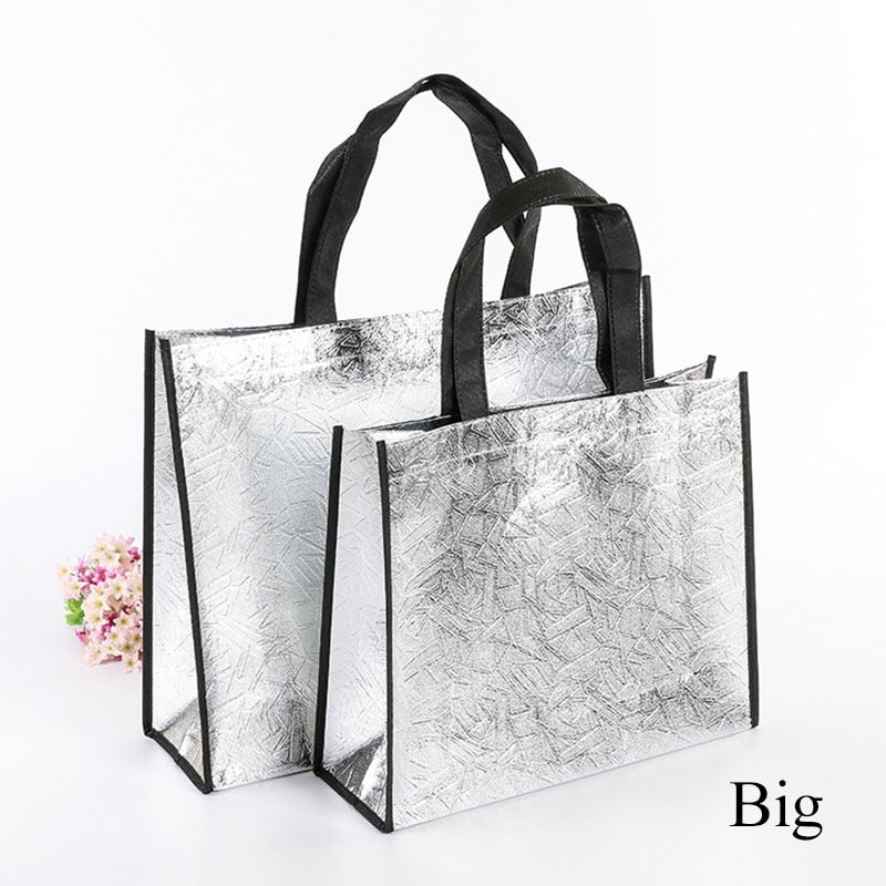 HOOR Shopping Eco Bag Big silver