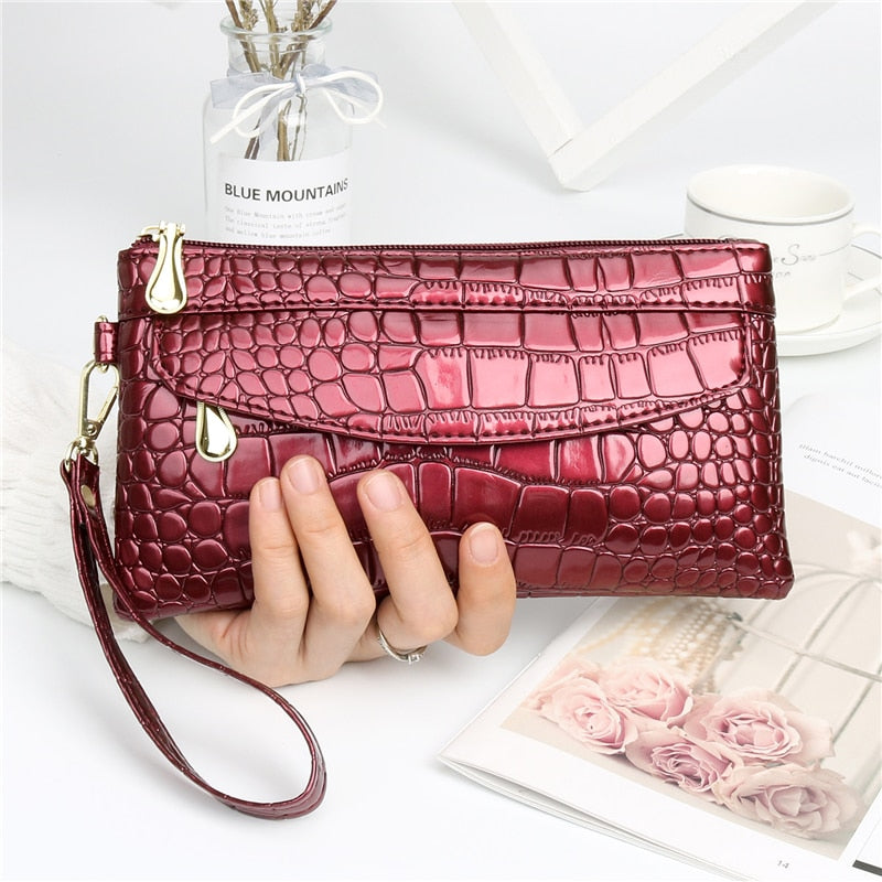 HOOR Clutch Purse For Phone red 2