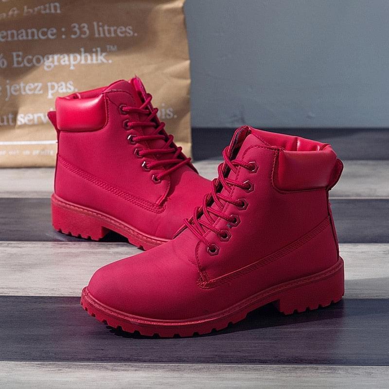 HOOR Riding Motorcycle Boots Red