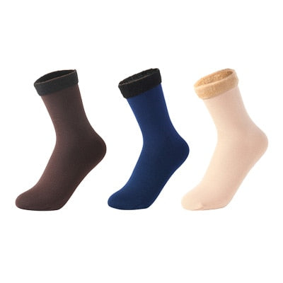 HOOR Soft Warm Socks Snow Multi Colour 4 35 - 40