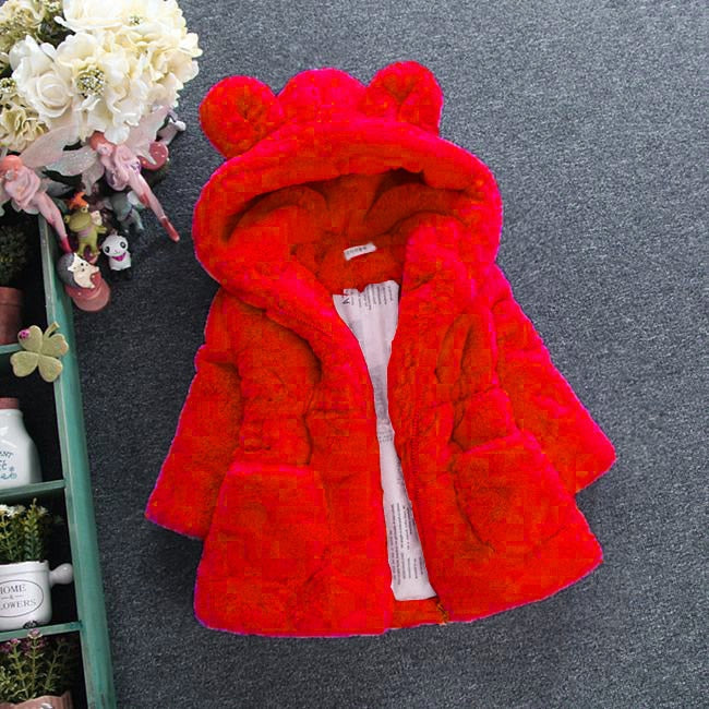 HOOR Windproof Warm Coat Red