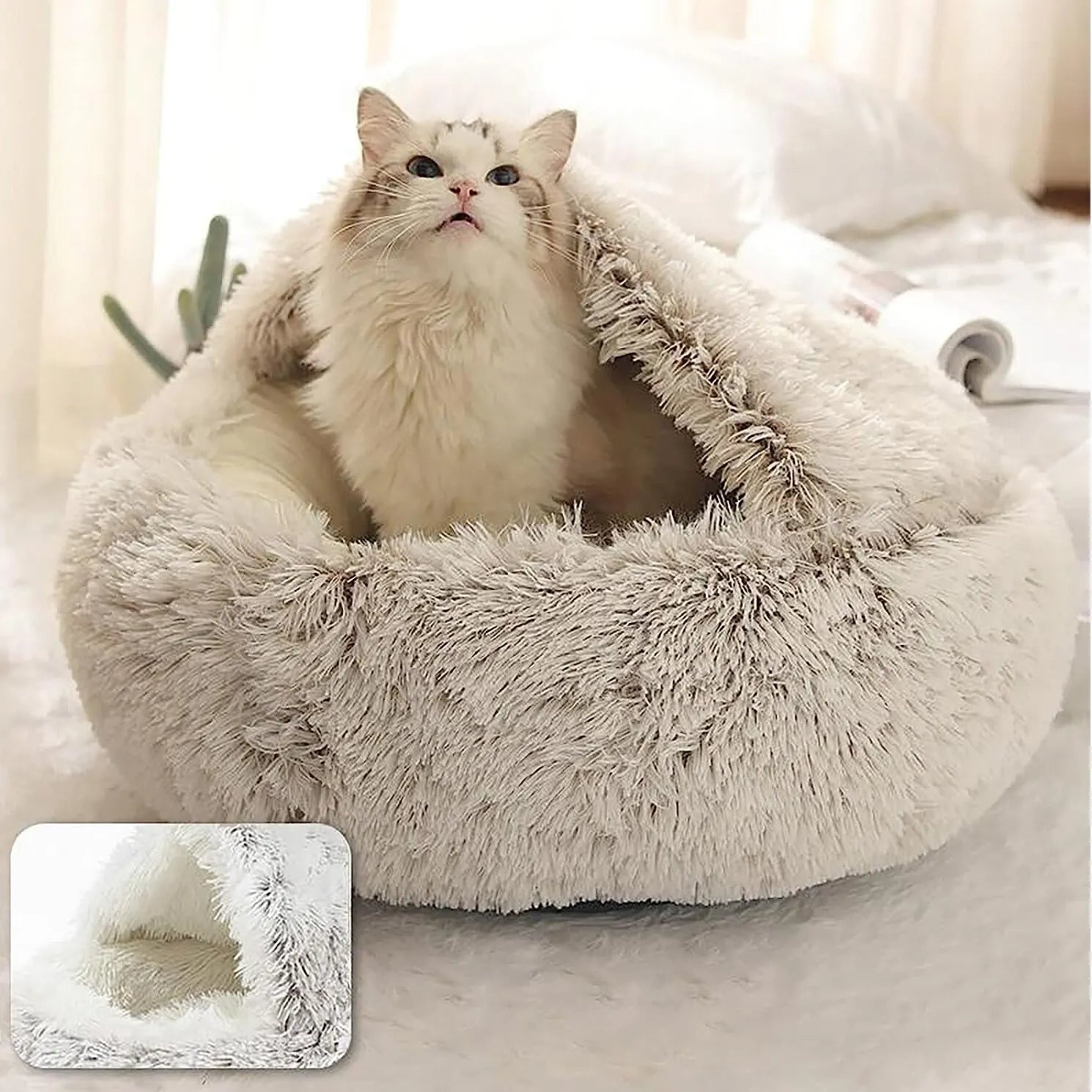 HOOR Soft Plush Pet Bed
