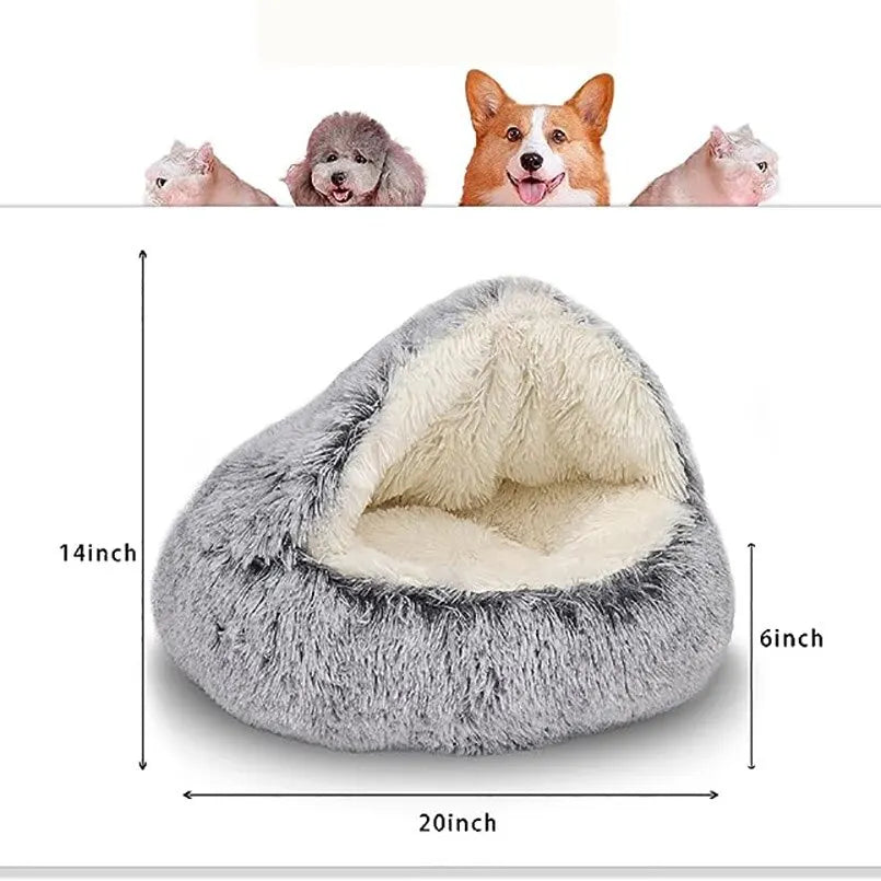 HOOR Soft Plush Pet Bed