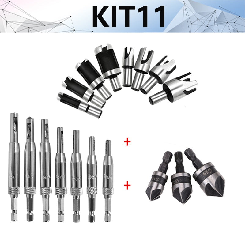 HOOR Plug Cutting Drill Knife Kit11