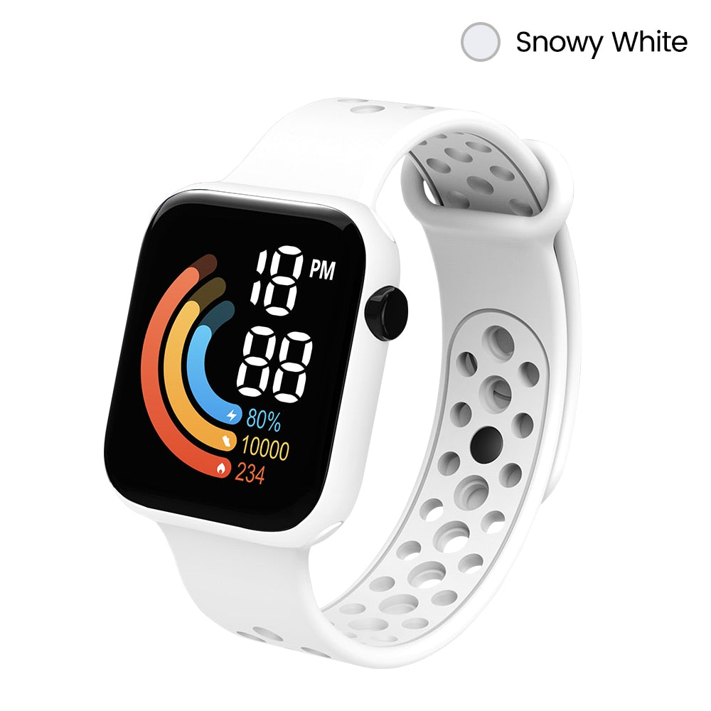 HOOR Sport LED Watches White