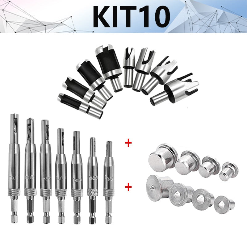 HOOR Plug Cutting Drill Knife Kit10