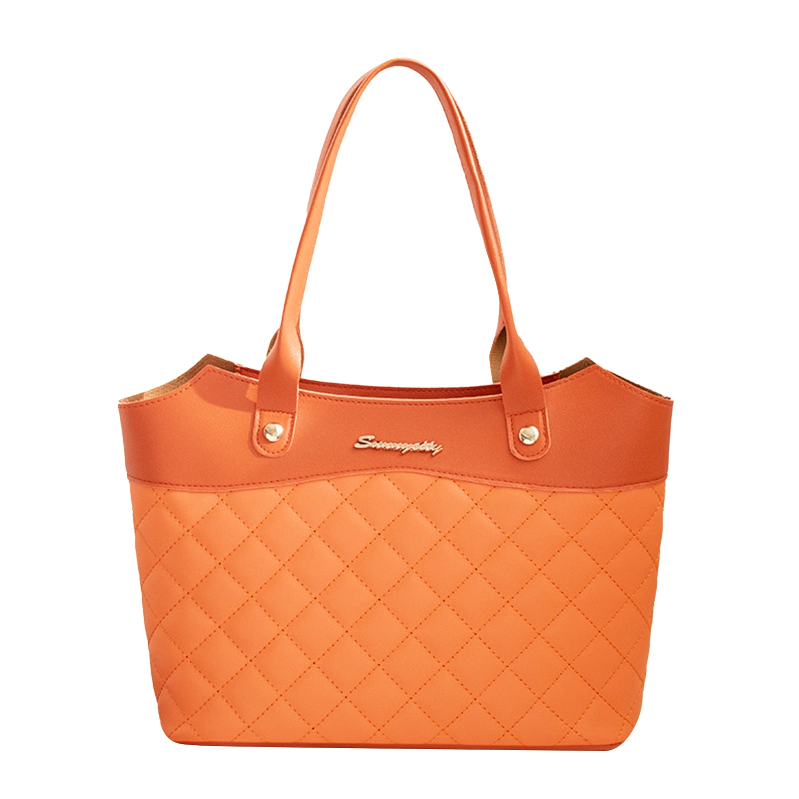 HOOR Rhombic Tote Bags Orange