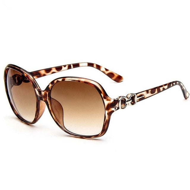 HOOR Luxury Black Sunglasses Leopard