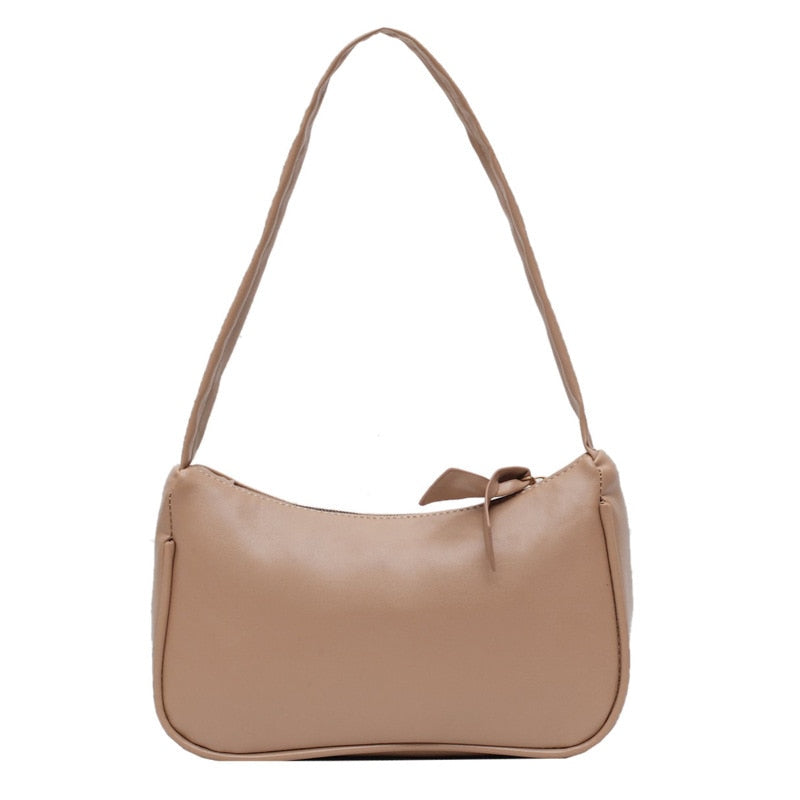 HOOR Retro Tote Shoulder Bag Khaki