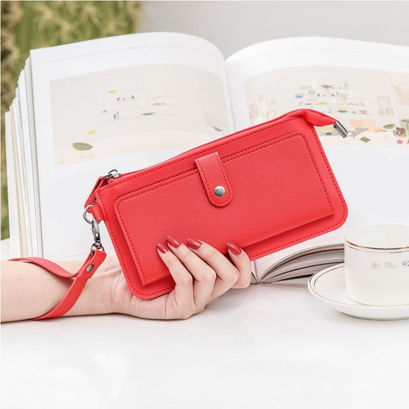 HOOR Clutch Purse For Phone Red 5