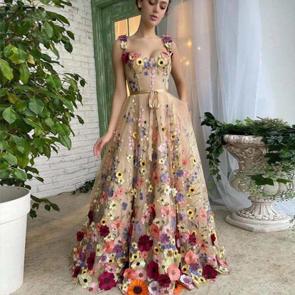 HOOR Beautiful Flower Gown