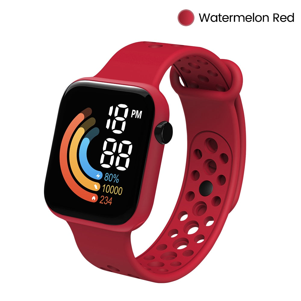 HOOR Sport LED Watches Red