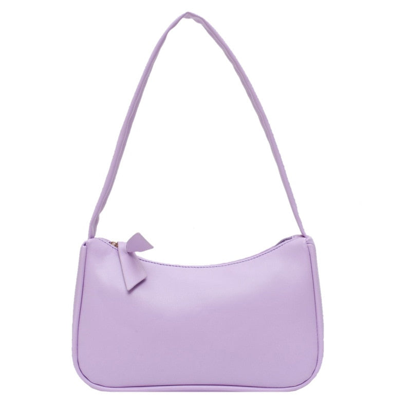 HOOR Retro Tote Shoulder Bag Lavender