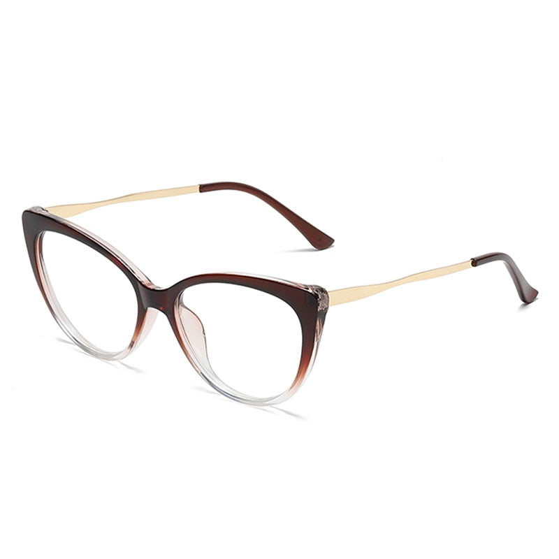 HOOR Classic Eye Glasses Brown / Gold 1 pair