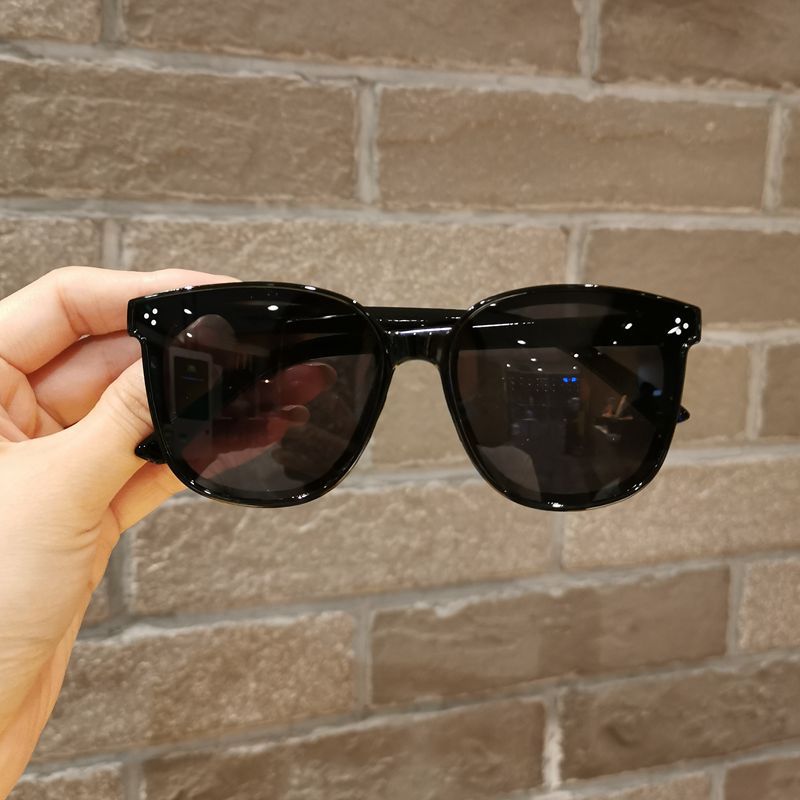 HOOR Shiny Coating Sunglasses Black BLACK