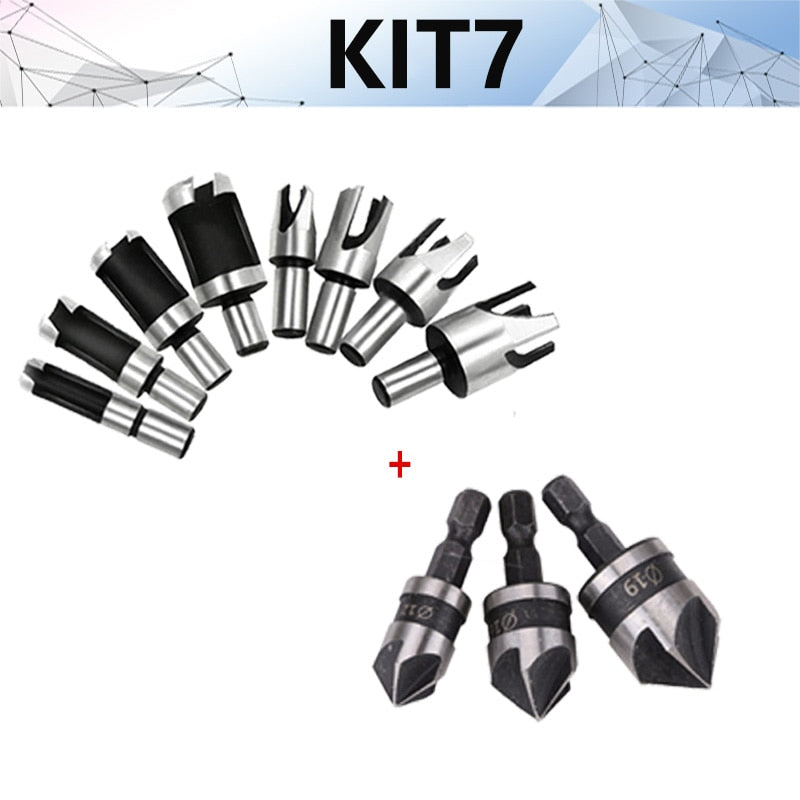 HOOR Plug Cutting Drill Knife Kit7