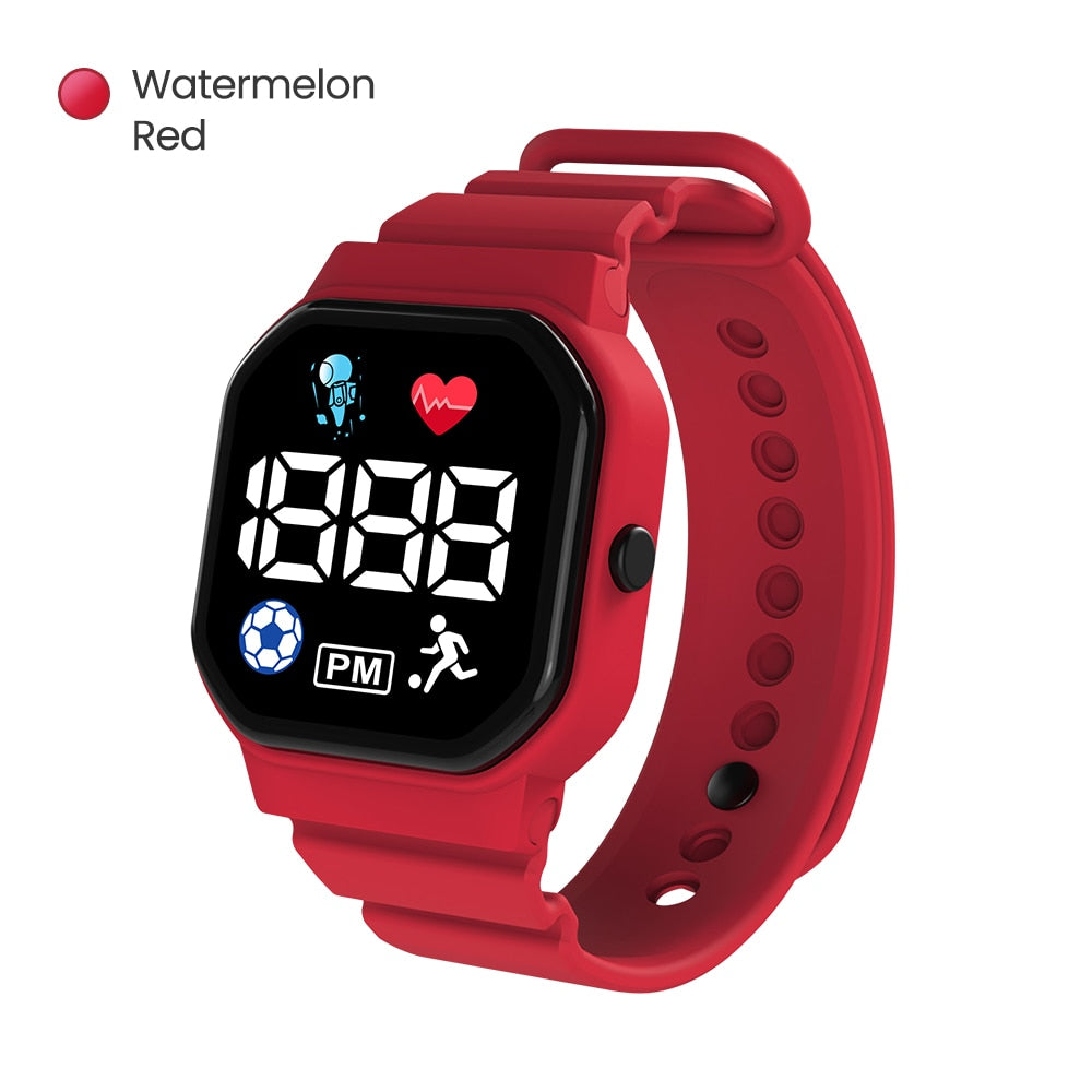 HOOR Sport LED Watches Red 1