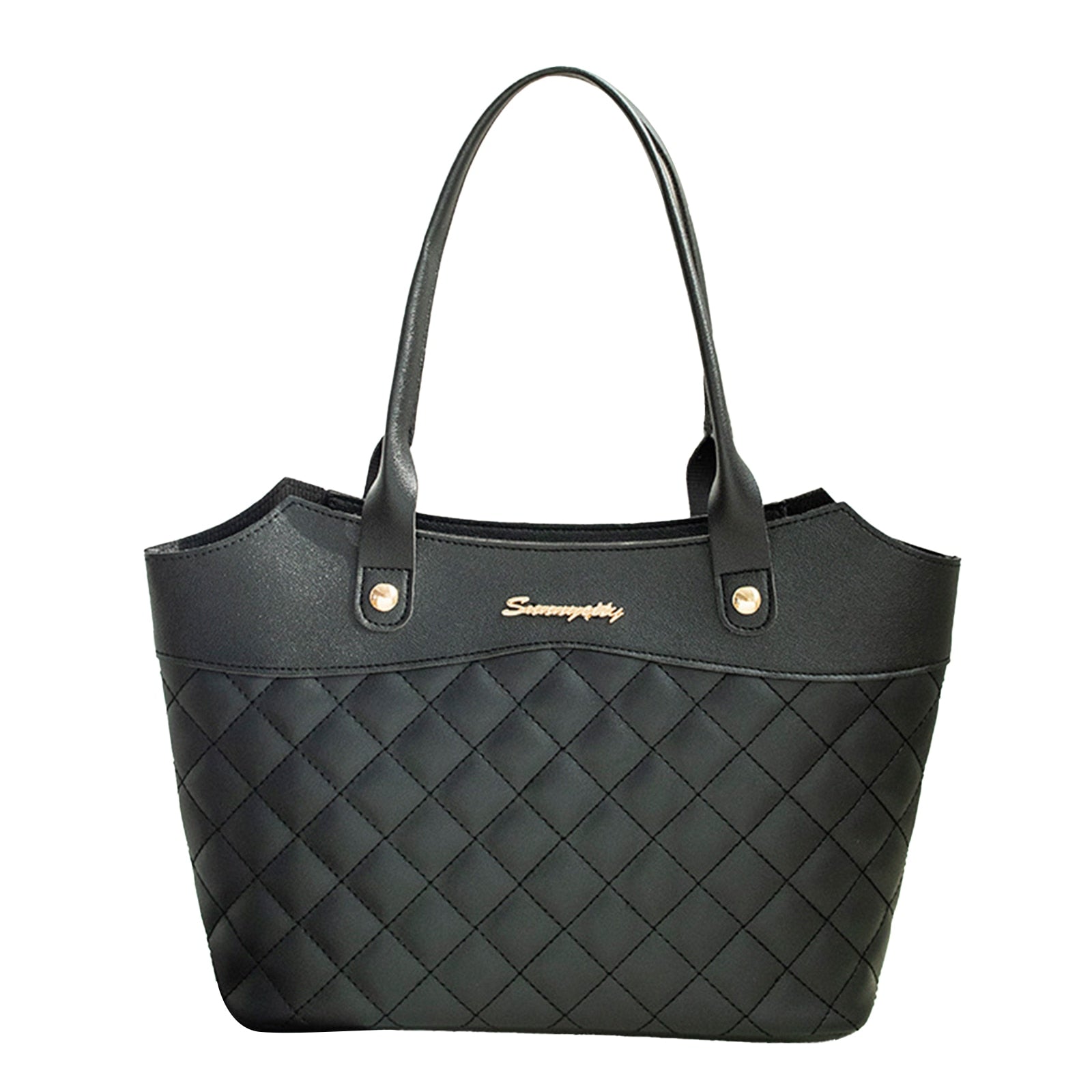 HOOR Rhombic Tote Bags Black