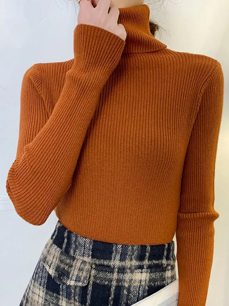 HOOR Turtleneck Sweaters Auburn One Size