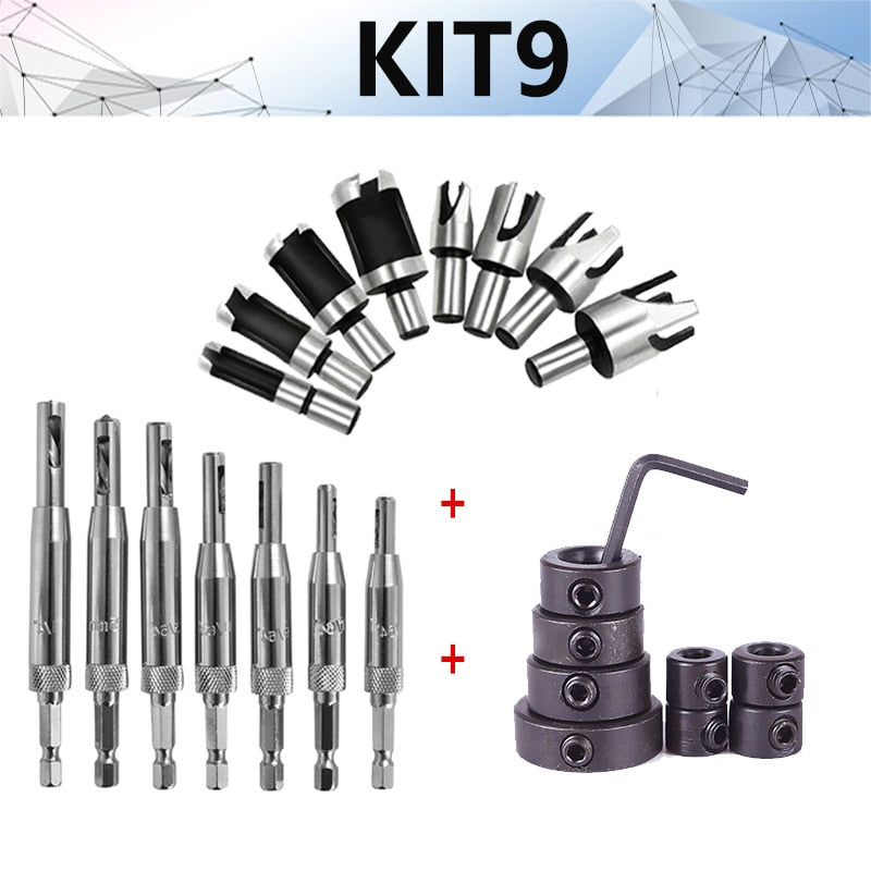 HOOR Plug Cutting Drill Knife Kit9