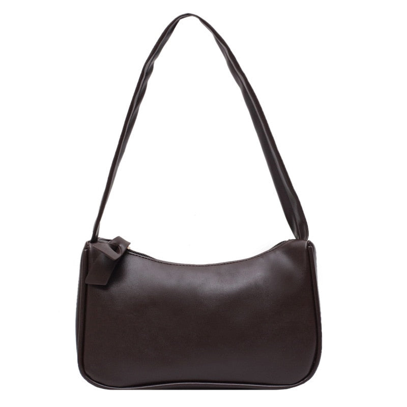 HOOR Retro Tote Shoulder Bag brown