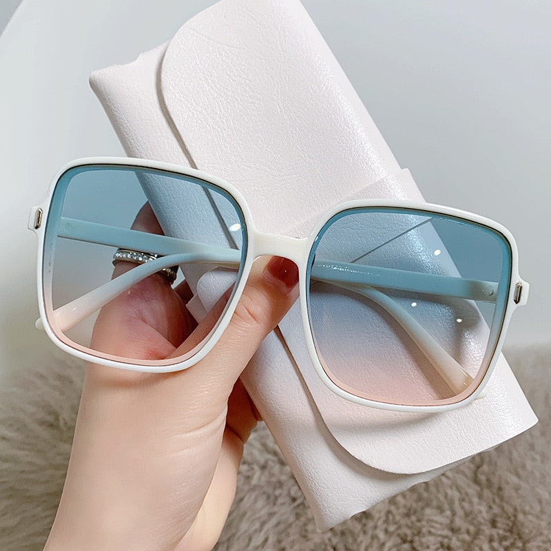 HOOR Gradient Cool Sunglasses GRADIENT BLUE / PINK
