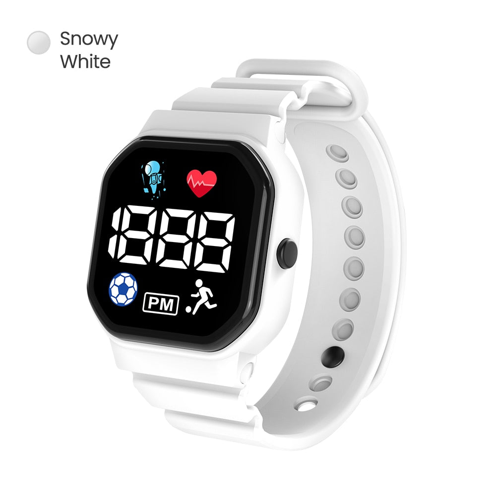HOOR Sport LED Watches White 1