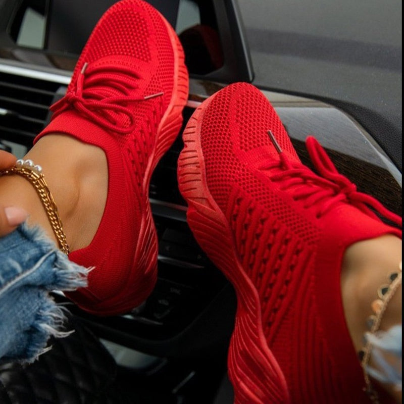 HOOR Lightweight Sneakers Red
