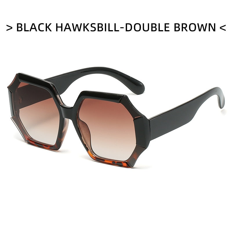 HOOR Gradient Sunglasses HAWKSBILL BLACKISH BROWN