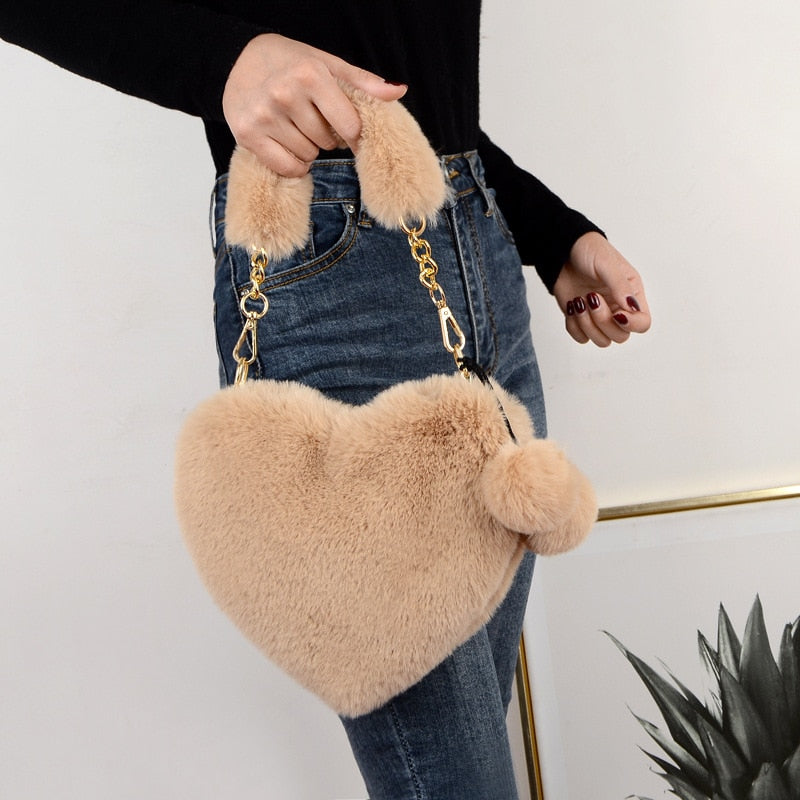 HOOR Heart-shaped Soft Bag