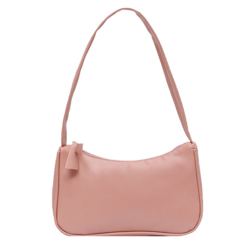 HOOR Retro Tote Shoulder Bag Pink