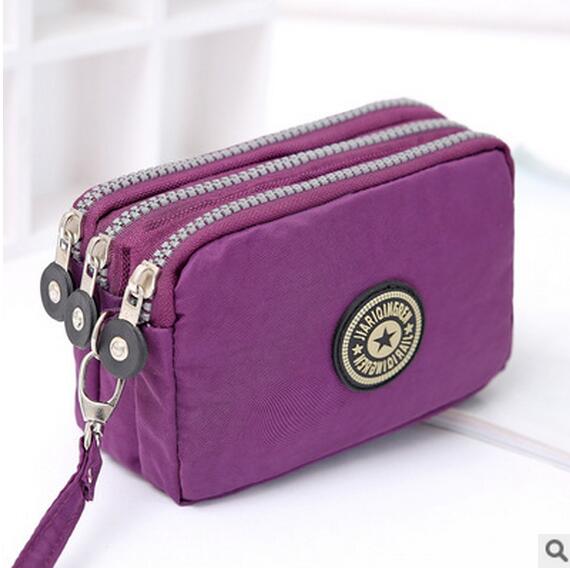 HOOR Three Zipped Bags purple